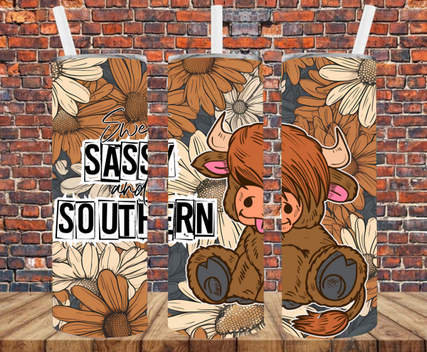 Sweet Sassy & Southern - Tumbler Wrap - Sublimation Transfers