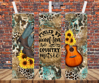 Fueled By Sweet Tea & Country Music - Tumbler Wrap Sublimation Transfers