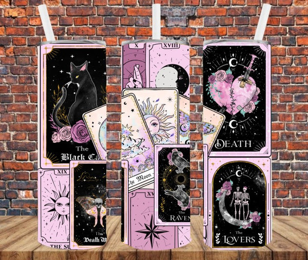 Tarot Cards - Tumbler Wrap Sublimation Transfers