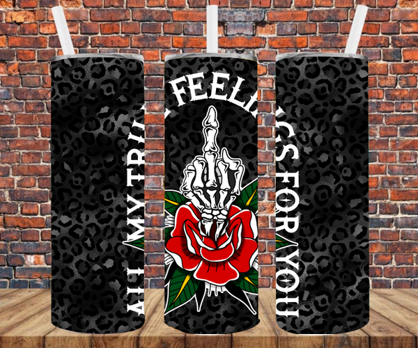 All My True Feelings For You - Tumbler Wrap - Sublimation Transfers